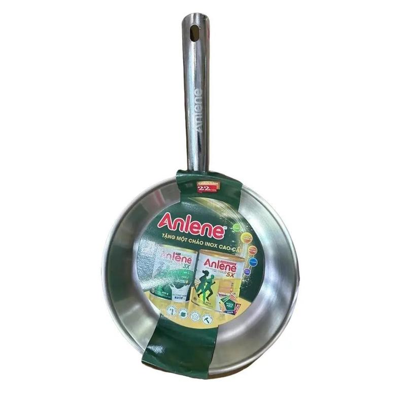  CHẢO ĐA NĂNG INOX 304 BA LỚP ĐÁY TỪ TICOOK 22CM QUÀ TẶNG SỮA ANLENE 