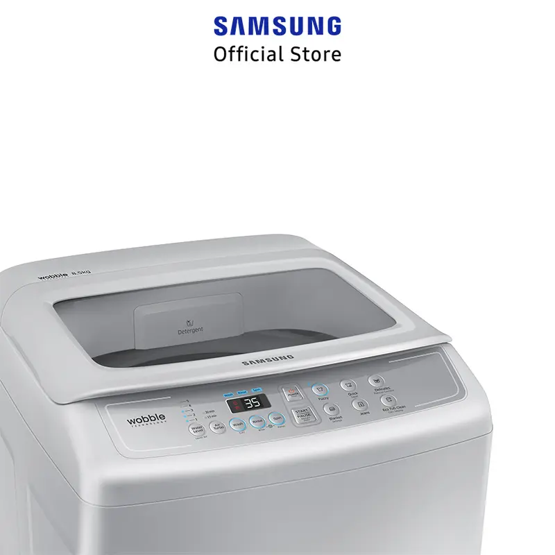 Samsung Mesin Cuci 9kg WA90 Top Load dengan Wobble Technology - WA90H4200SG/SE 5