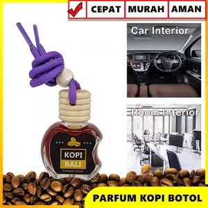 PARFUM KOPI BALI CAIR VLEO BOTOL APEL PEWANGI MOBIL RUANGAN GANTUNG BLACK COFFEE MURAH AWET Cair Tahan Lama Uniseks