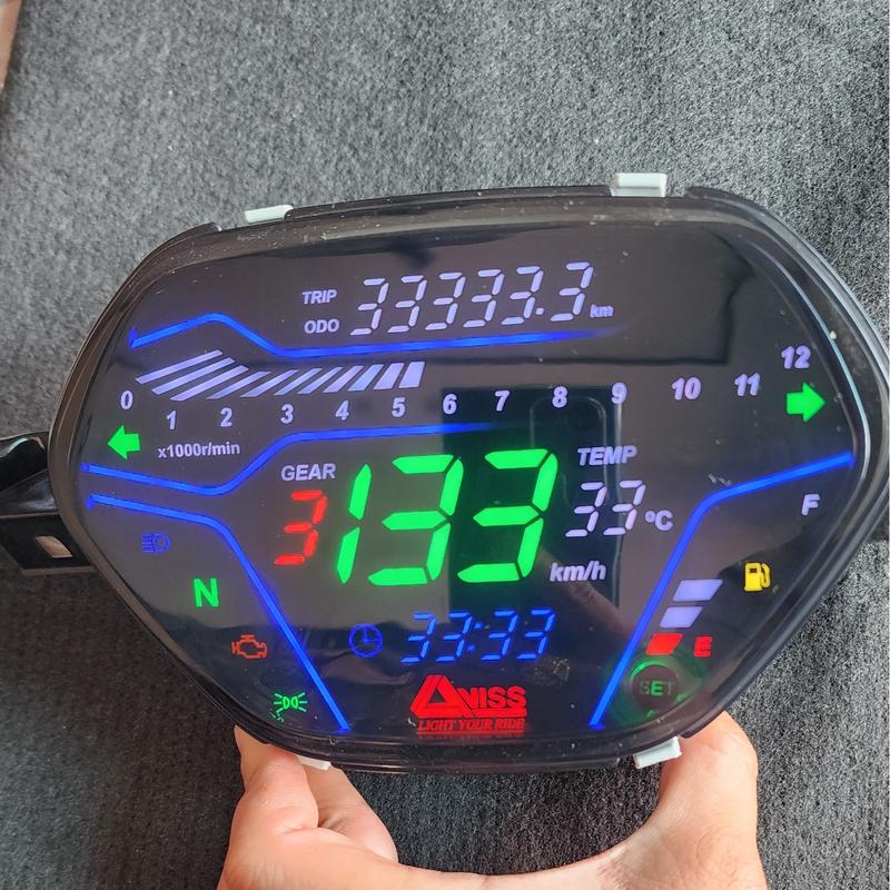 Mẫu Đồng hồ điện tử  dành cho Wave nhỏ , wave blade wave nhỏ 50cc