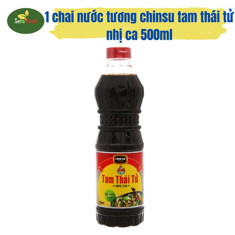 Nước tương Tam Thái Tử Nhị Ca Chai 500ml Nước Sốt Gia Vị Cay Chua