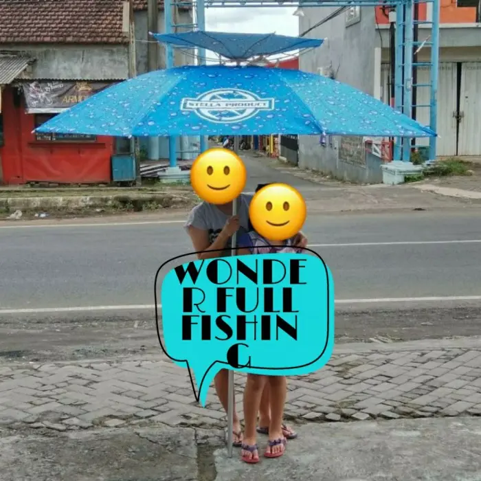 Bisa COD PAYUNG STELLA JUMBO ALUMINIUM MOTIF AIR 3
