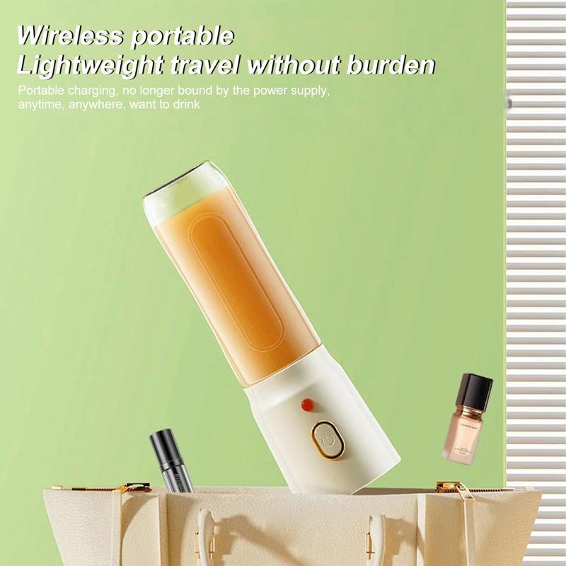 Product Introduction of 2 in 1 Portable Fruit & Vegetable Camping Juicer, 1 Set USB Charging 2 in 1 Juicer, Multifunctional Fruit & Vegetable Juicer for Home Kitchen 6