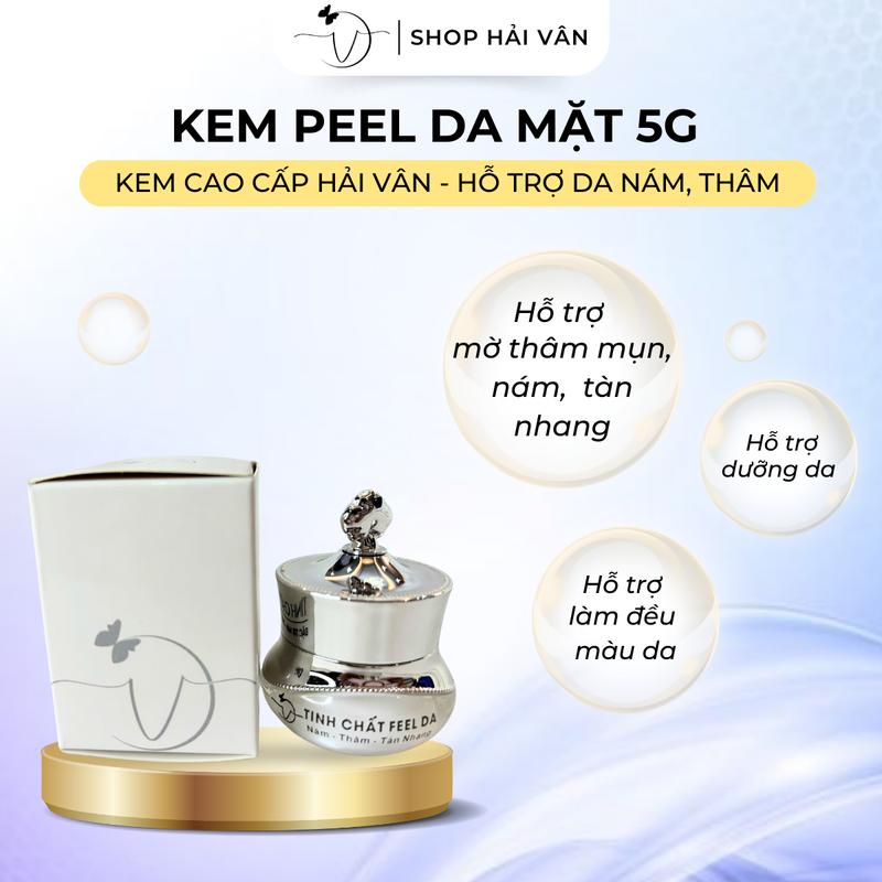 Kem Pell Da Cao Cấp Hải Vân Shop 5g Hỗ Trợ Mờ Thâm Mụn Nám Tàn Nhang Chăm Sóc Da Làm Đẹp Da