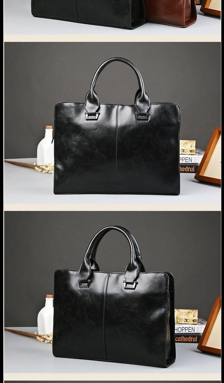 Product Introduction of [1146 People Collection] Original Retro Fashion Portable Shoulder Bag Men'S Briefcase Casual Bag Messenger Bag Business Computer Bag Men'S Bag 17