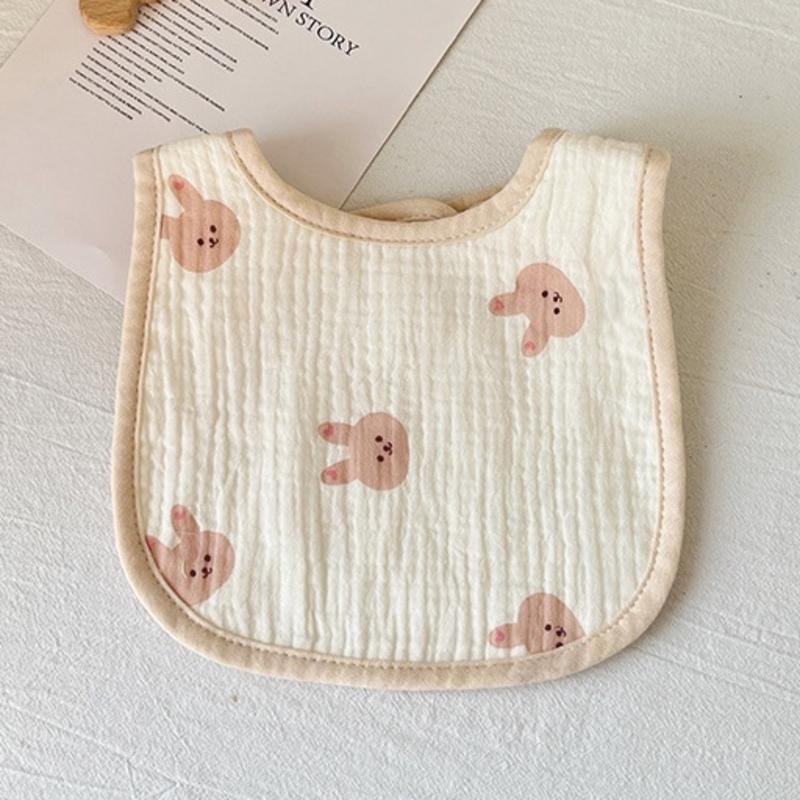 Product Introduction of Yếm vuông Muslin 4 lớp cao cấp dày dặn và mềm mại cho bé 4