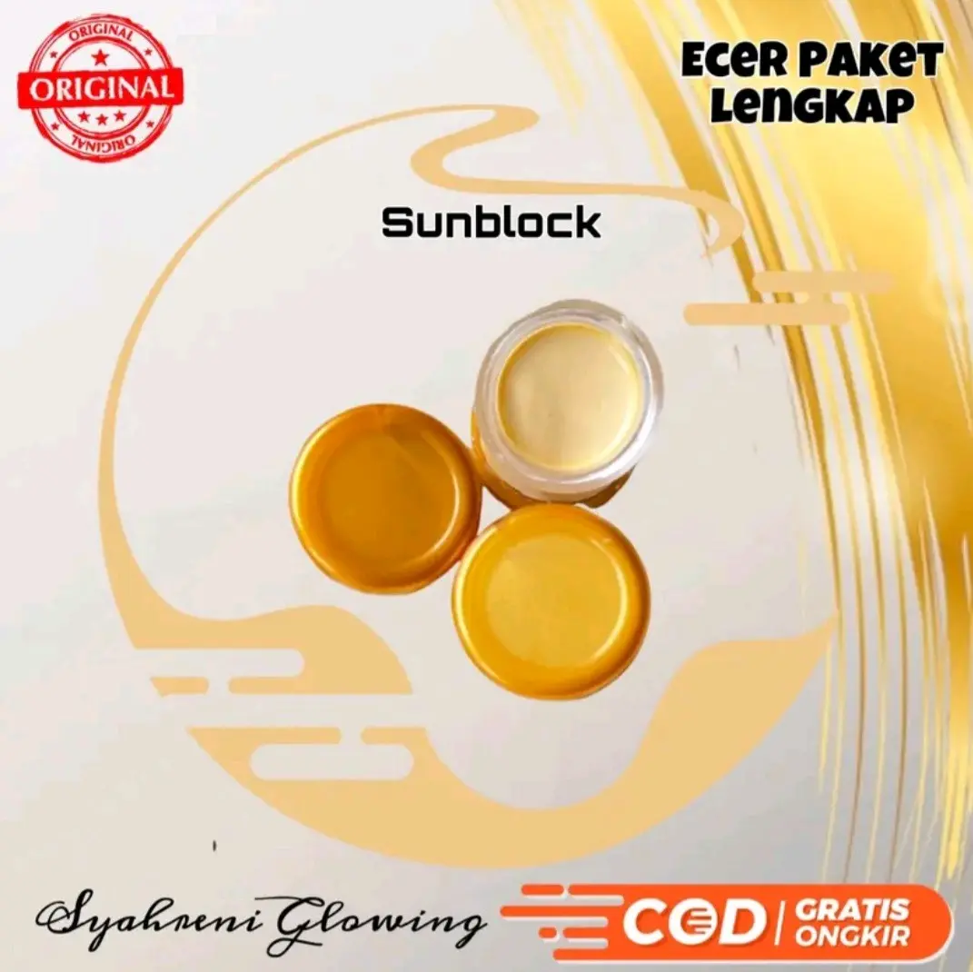 Ecer Sunblok Syahreni Glowing Paket lengkap
