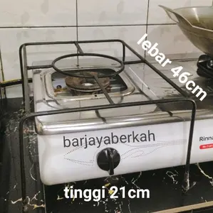tatakan oven jumbo / behel rinnai quantum jumbo  Tungku Baki yang Dapat Dilepas Pembersihan Mudah Besi