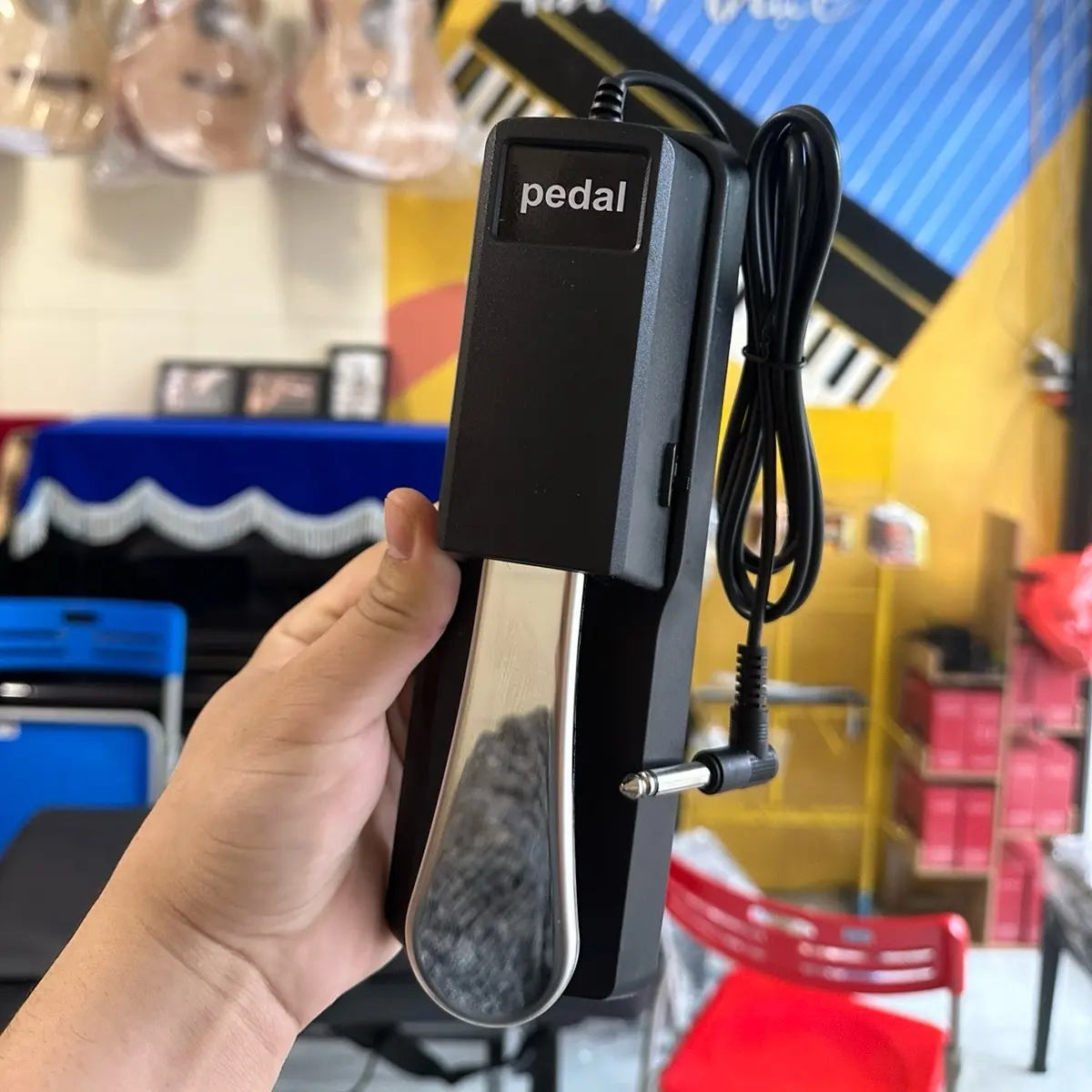 Chân Đạp Pedal Sustain Cho Đàn Piano Electric Keyboards Đàn Organ Trống Điện Guitar
