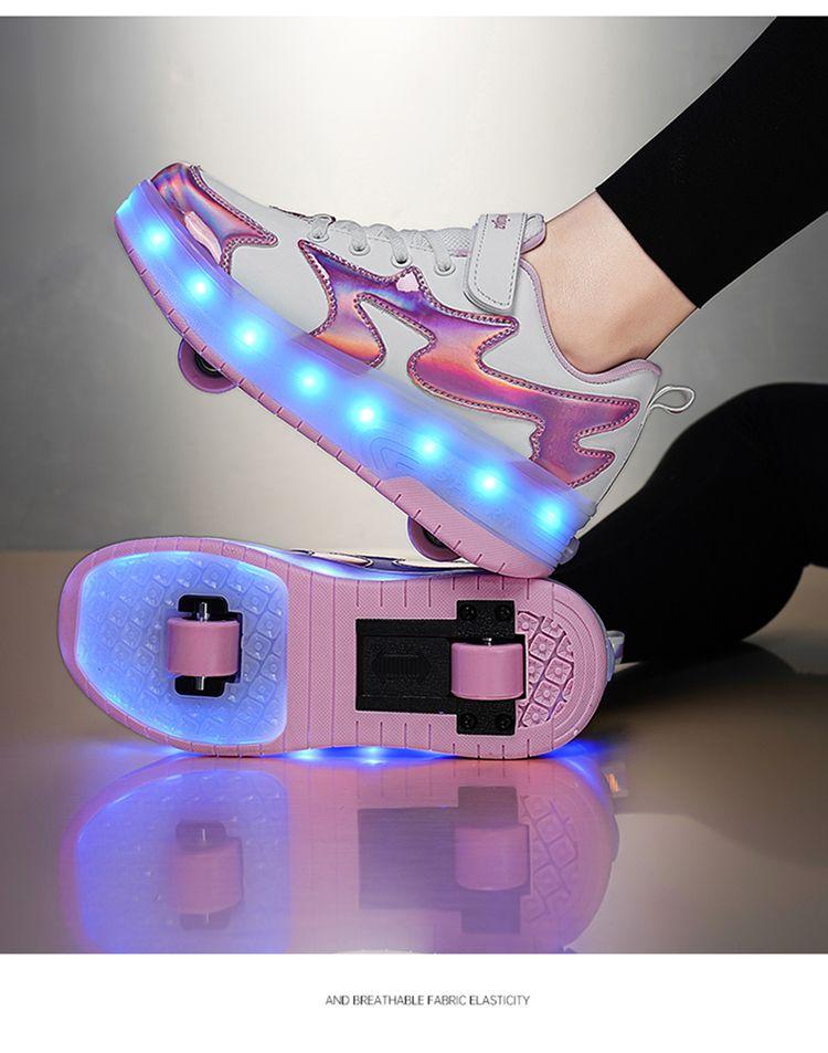 Product Introduction of Giày Trượt Patin, Heelys, Ưu Đãi Đặc Biệt, Giảm Giá Xả Hàng, Thích Hợp Cho Thanh Thiếu Niên, Có Thể Tháo Rời, Mã Bị Hỏng, Sạc, Phát Sáng, Giày Học Sinh, Giày Ròng Rọc, Năm Phát Hành: 2025 19