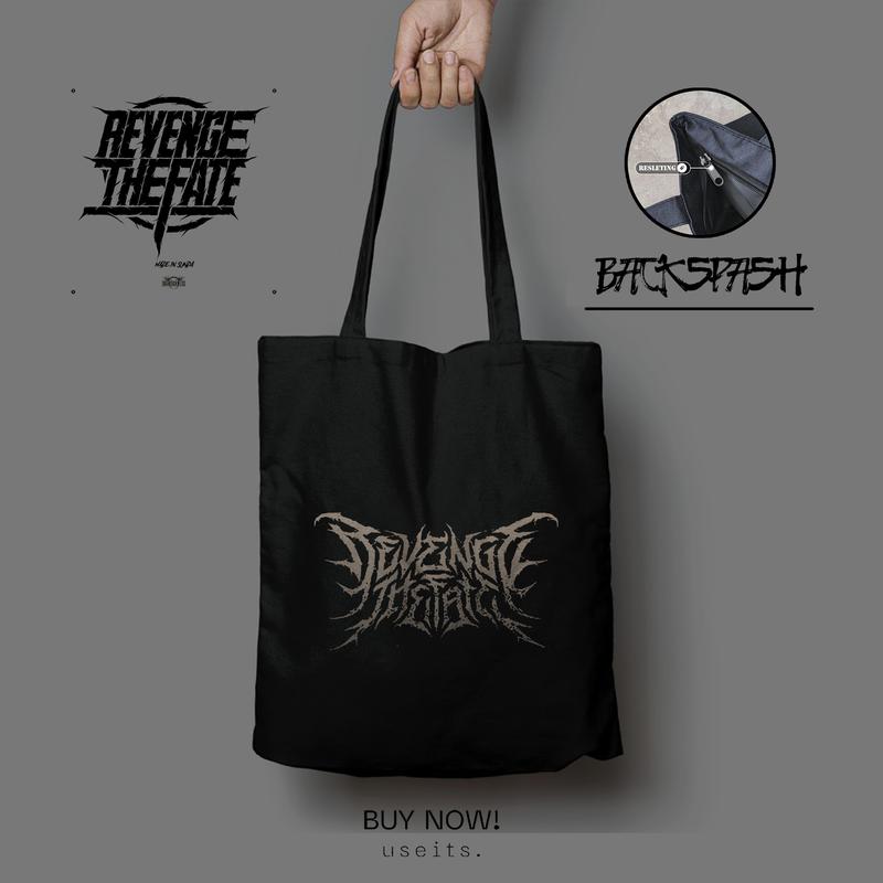 Totebag Revenge The Fate - Totebag Band - Totebag Pria - Totebag Wanita - Tote bag Pria - Tote bag Wanita - Tote bag Resleting - Tote bag Wanita Kuliah - Tote bag Wanita Resleting 2
