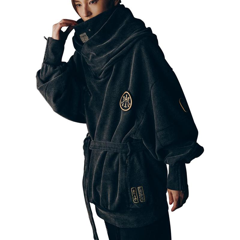 XYXIONGMAO Herren Techwear Shorts - Schwarze Cargo Shorts, Gothic Style, Mit Vielen Taschen