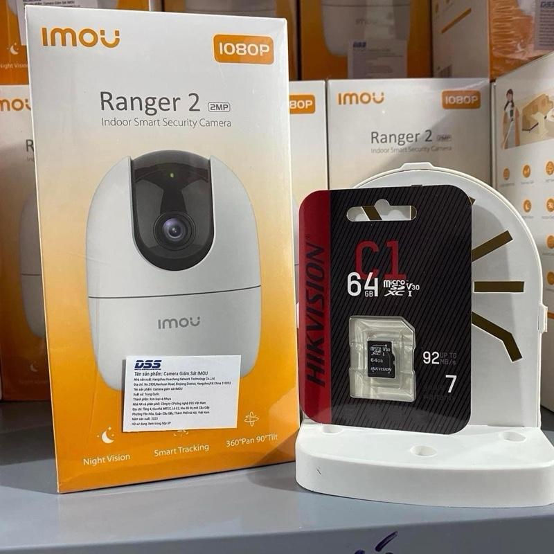 Camera Imou A32 tặng thẻ 64G cam wifi quay 360 tặng chân đế L .Cam trong nhà
