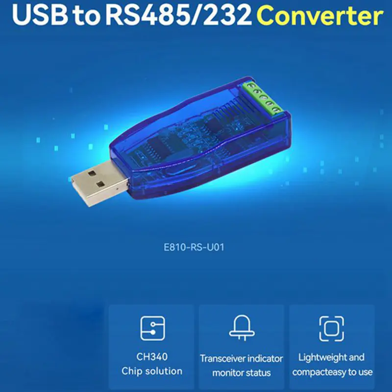 Bộ Chuyển Đổi USB Sang RS485 RS232 Công Nghiệp, Bảo Vệ Nâng Cấp Bộ Chuyển Đổi RS485 Tương Thích Với Tiêu Chuẩn V2.0, Đầu Nối 485 3