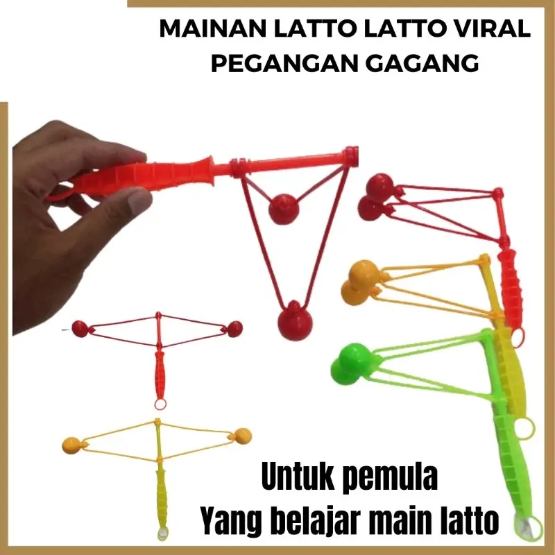 12pcs ( 1lusin ) Mainan Latto Latto Gagang Viral / Mainan Etek Etek Gagang