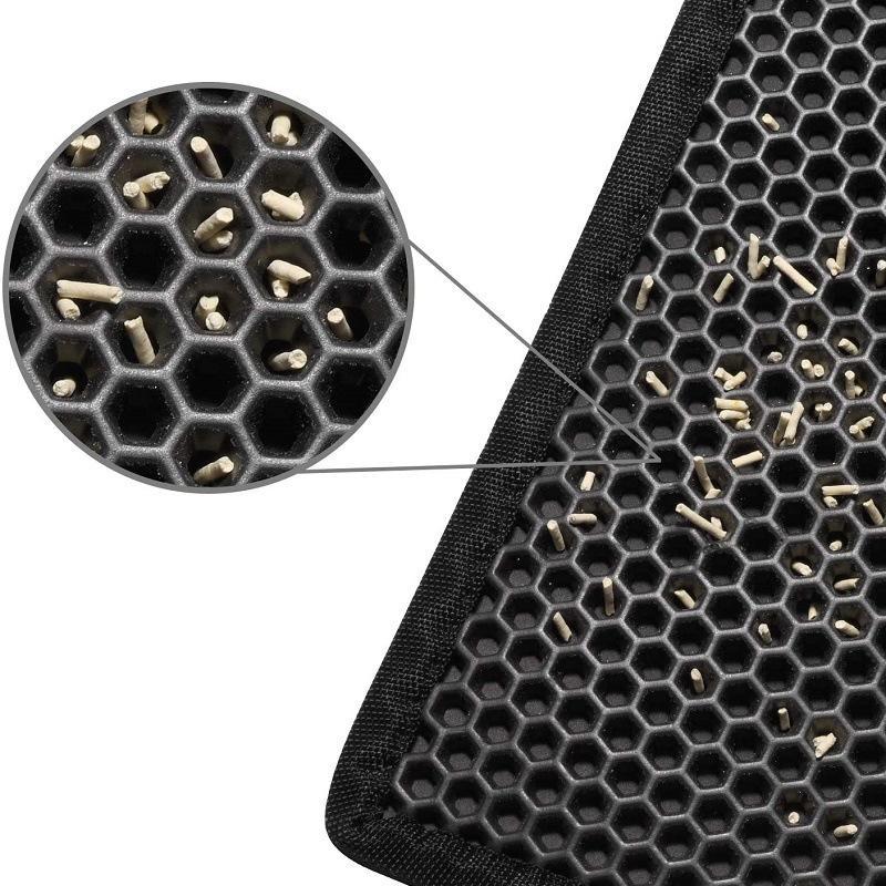 [120CM] Cat Litter Mat Double Layer Cat Mat Trapping Mat Waterproof Washable Carpet Extra large 5