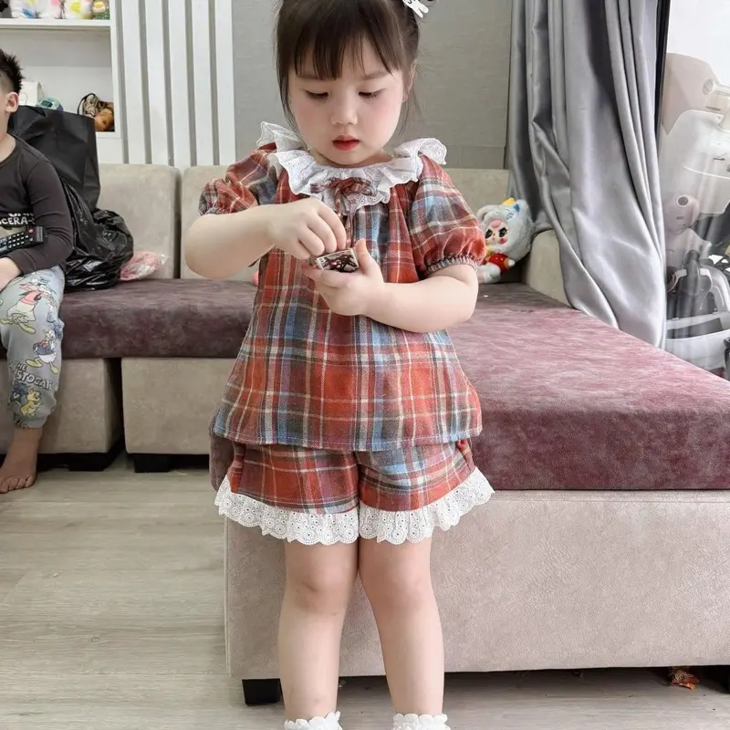 Bộ thô mềm mát cho Bé Gái size 10-40kg