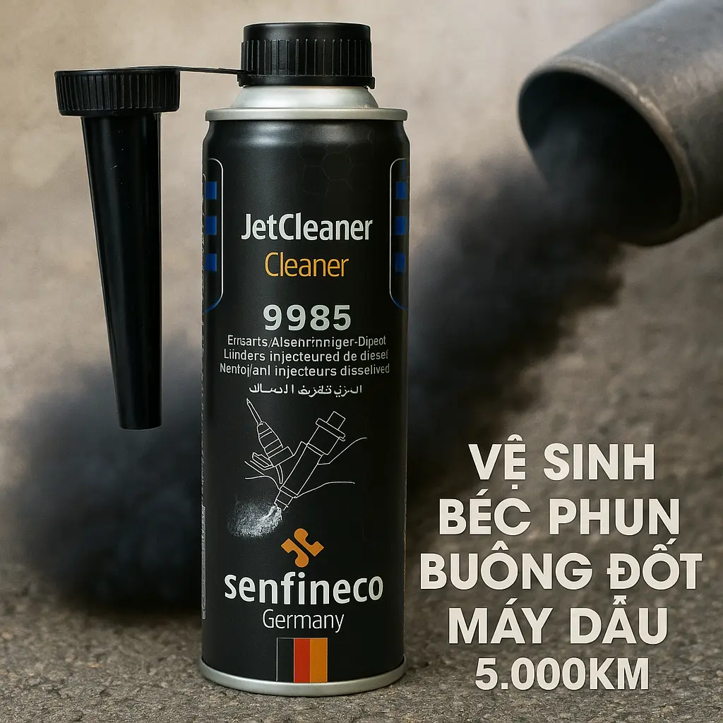 [Xe Dầu] Senfineco 9985 Diesel Jet Cleaner 300ML – Vệ Sinh Kim Phun & Tăng Hiệu Suất Động Cơ Diesel