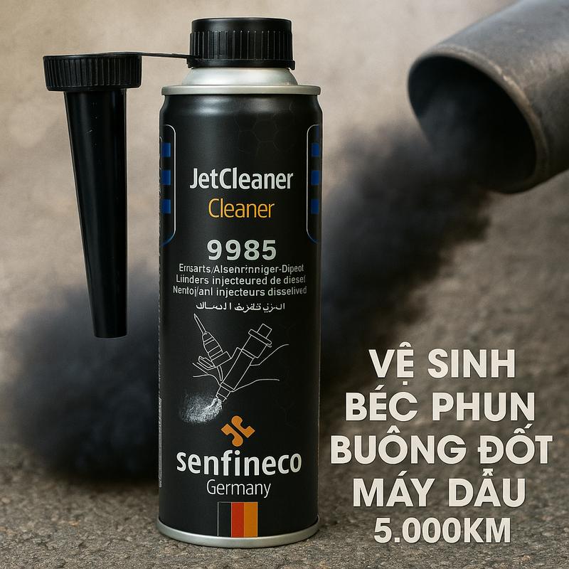 Xe Dầu Senfineco 9985 Diesel Jet Cleaner 300ML – Vệ Sinh Kim Phun & Tăng Hiệu Suất Động Cơ Diesel