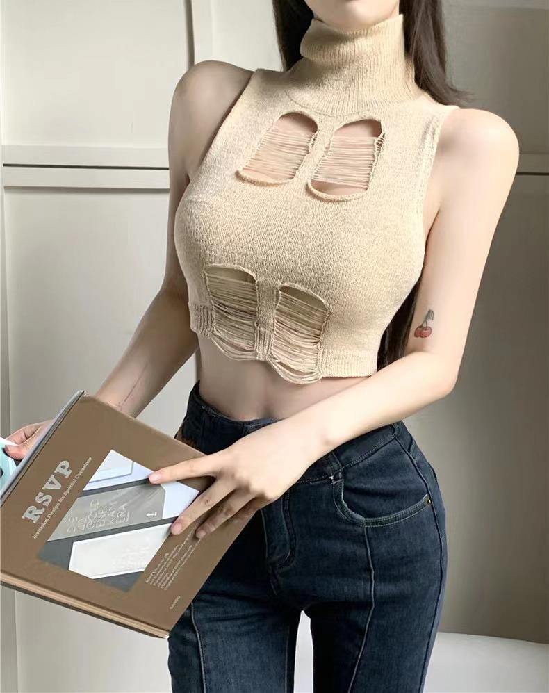 Product Introduction of Girl's Tank Top Halter Knit Stretchy SEXY GIRLS/HOT GIRLS New Age Girls-W391 0