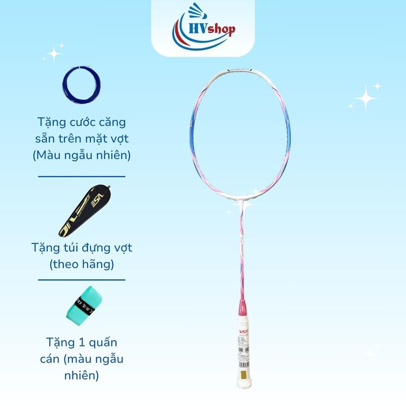 Vợt cầu lông VS Blade 8000 hồng, tặng cước căng sẵn 11kg màu ngẫu nhiên, tặng 01 quấn cán, tặng túi đựng vợt, BH 06 tháng - HVShop Cán Vợt Sport Cacbon Thể Thao vợt  vs