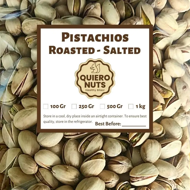 Pistachios Rosted - Salted (USA) 100g, 250g, 500g, 1kg