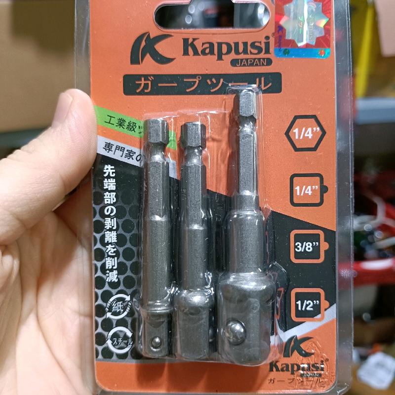  Bộ 3 Đầu Chuyển Máy Khoan Sang Máy BuLong Hiệu Kapusi 