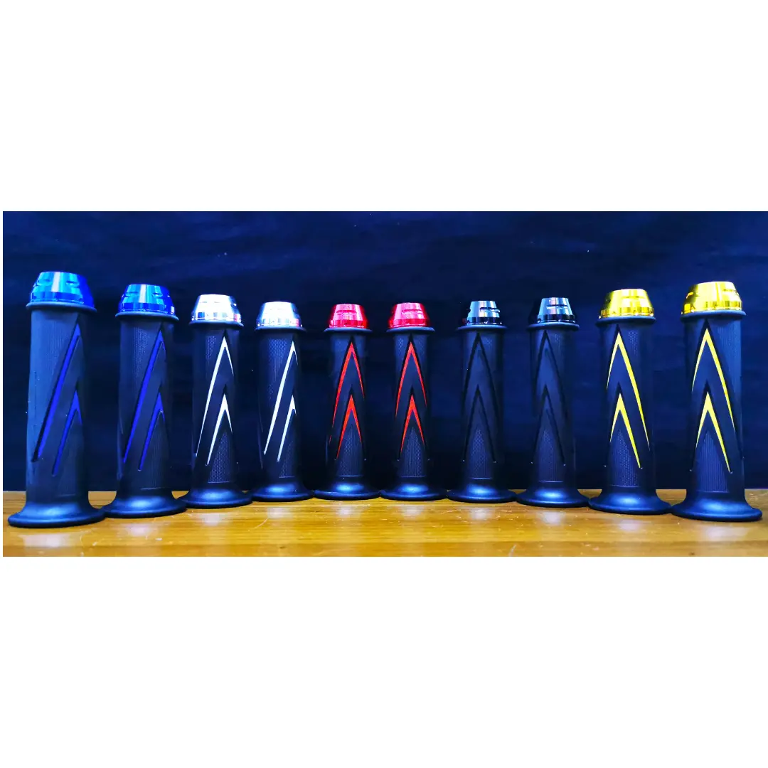 Handgrip sarung gas hanfat grip panah jalu bendera logo universal semua motor