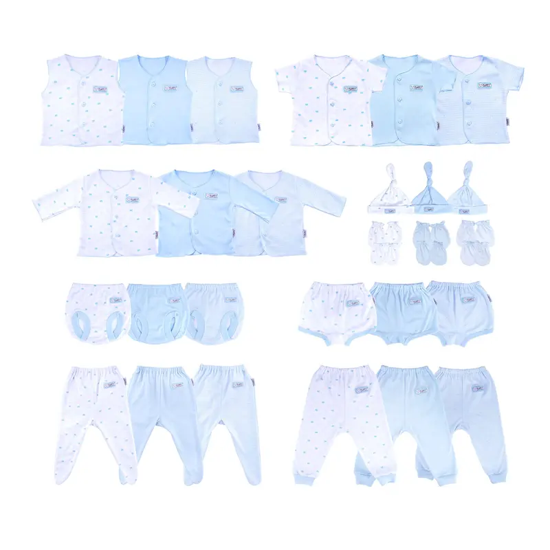 FLUFFY Paket Setelan Neci Newborn PNBN 1