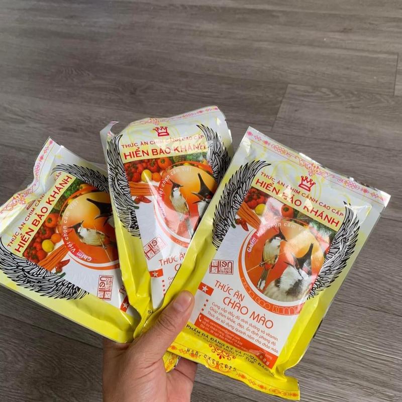  Chào Mào Sao - Combo 3 Gói - Cám Chim - Thức Ăn Cho Chim Cảnh - Thương Hiệu Hiển Bảo Khánh 