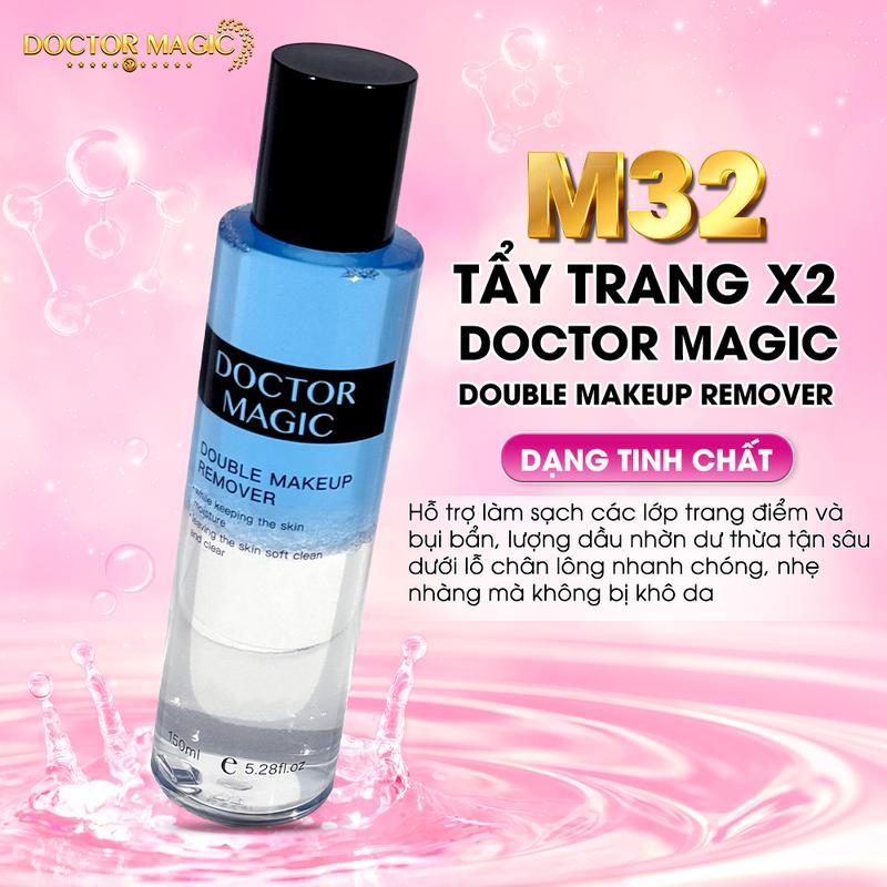 Product Introduction of M32 - Tẩy Trang X2 Doctor Magic - Double Makeup Remover - 150ml - Nước Tẩy Trang 0