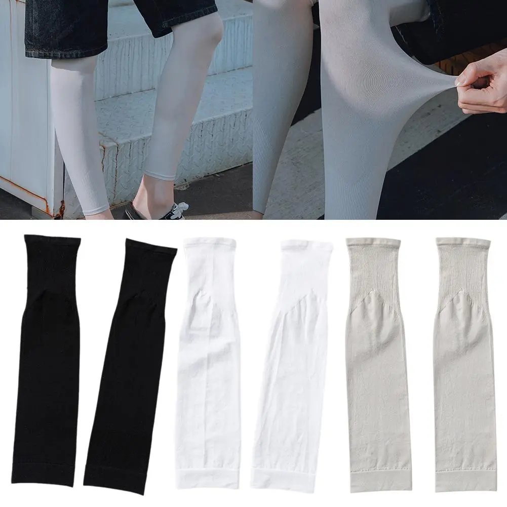 1 Pair QuickDrying Leg Sleeves for Cycling Running Basketball and Outdoor Sports K7O9