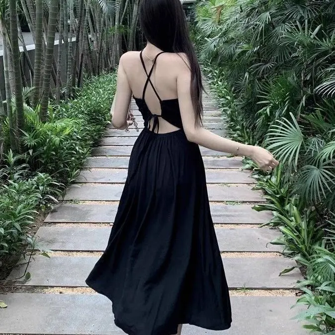 blue dress for baby girl Isla Backless Maxi Dress – Chic main image 0