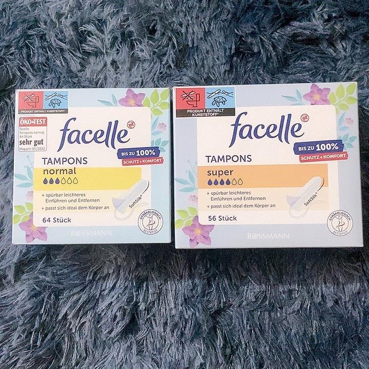 Combo Tampon Nội Địa Đức Size 3+4 giọt 120 chiếc dùng kết hợp cho những ngày "Dâu " vừa và nhiều 