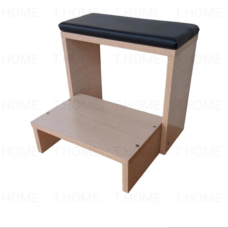 Bọc da- Kệ kê chân làm nail gấp gọn, kệ móng gỗ nệm da sang trọng nhiều màu sắc cho tiệm spa 30