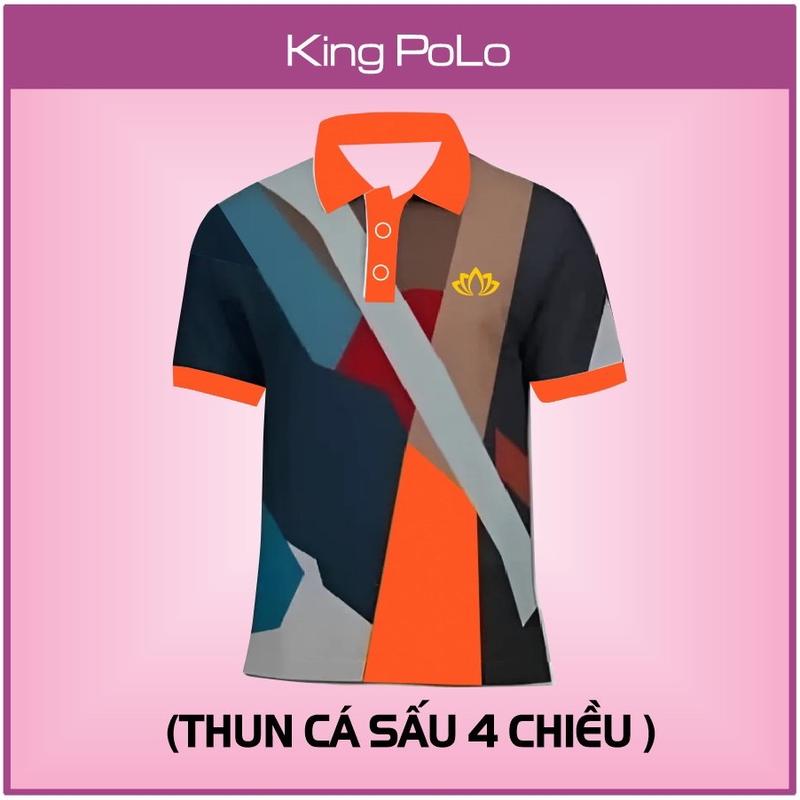 Áo Thun Polo Phong Cách thầy Minh Tuệ (Mặt Trước In Hoa Sen)