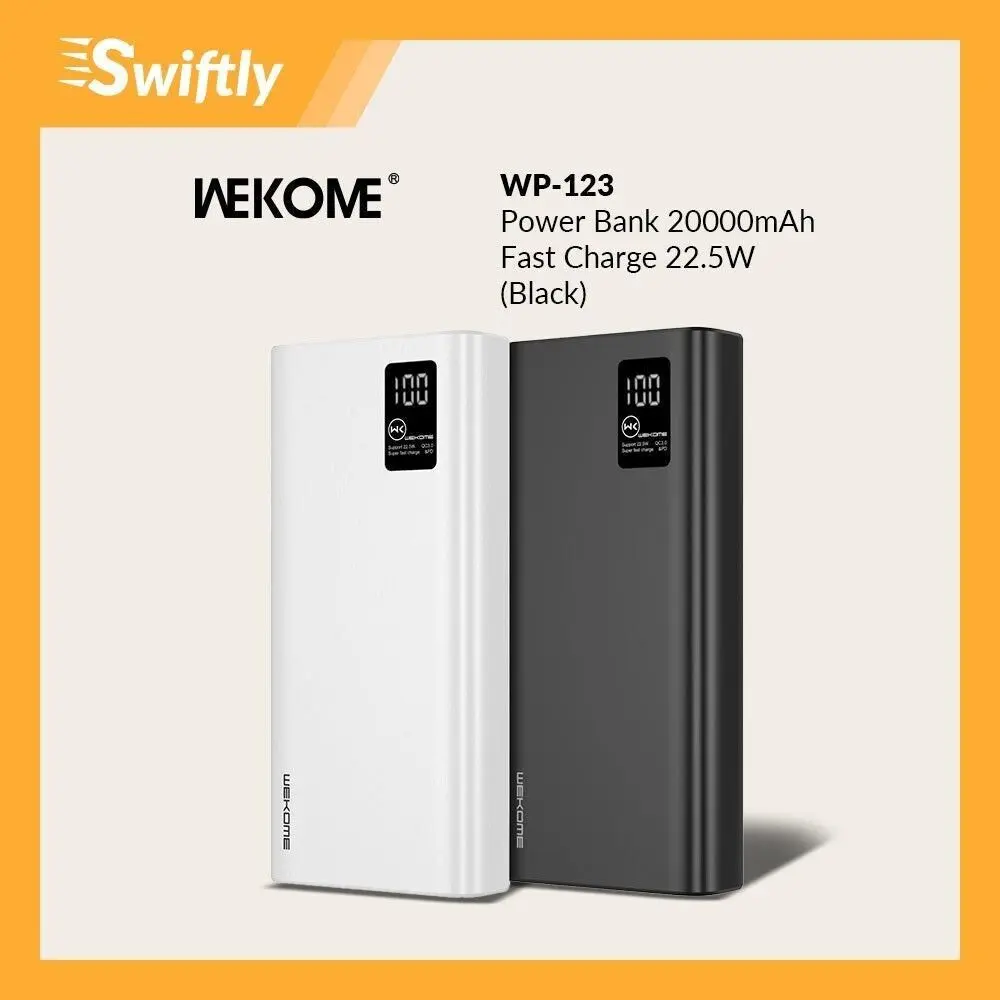 WEKOME WP-123 WEKOME Power Bank 20000mAh Fast Charge 22.5W