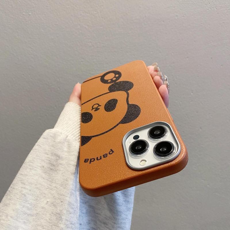 Fashion Cats Bear Panda Artificial leather Phone Case For VIVO V23 V27 V29 V30 V40 Y30 Y36 Y52 Y72 Y73 Y76 Y77 Y78 Drop-resistant Protective Case 1