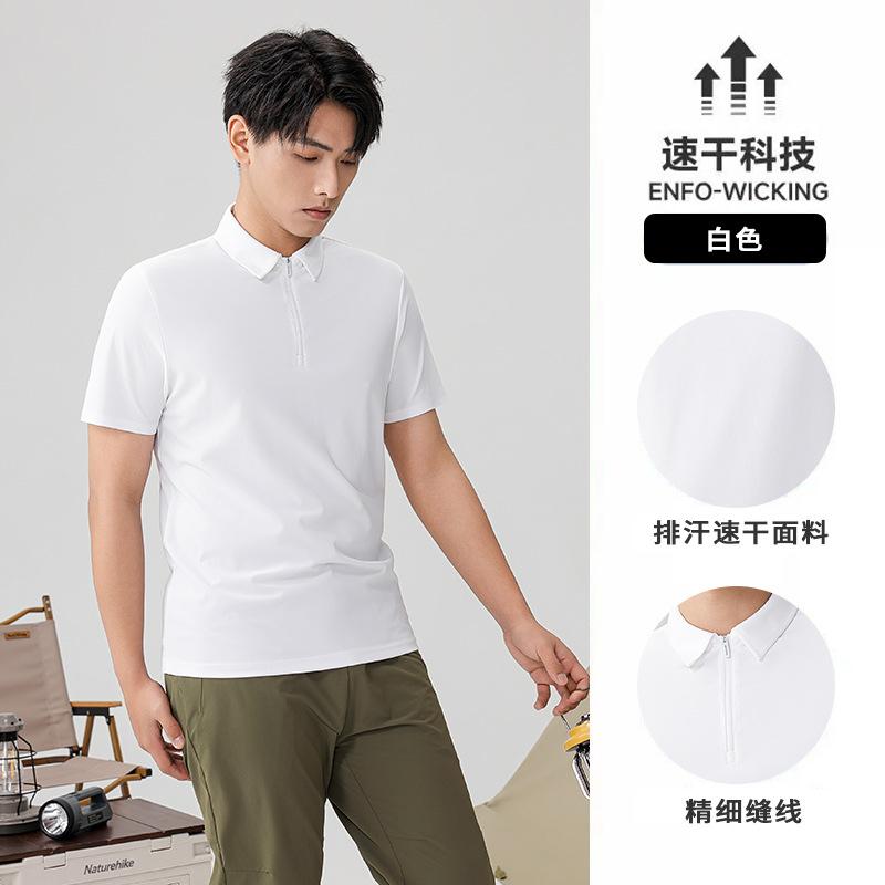 Áo Polo Ngắn Tay, Dijia, Dành Cho Nam Giới, Trang Phục Mùa Hè, Màu Trơn Giá Cả Phải Chăng, Áo Sơ Mi Công Sở Sang Trọng, Cổ Áo, Áo Phông Có Ve Áo Dễ Phối Đồ Thích Hợp Đi Lại 6