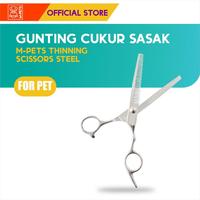 Gambar M-Pets Thinning Scissors Steel / Gunting Grooming Sasak Anjing Kucing dari M-Pets Volk Pets Indonesia Kota Administrasi Jakarta Barat 3 Tokopedia