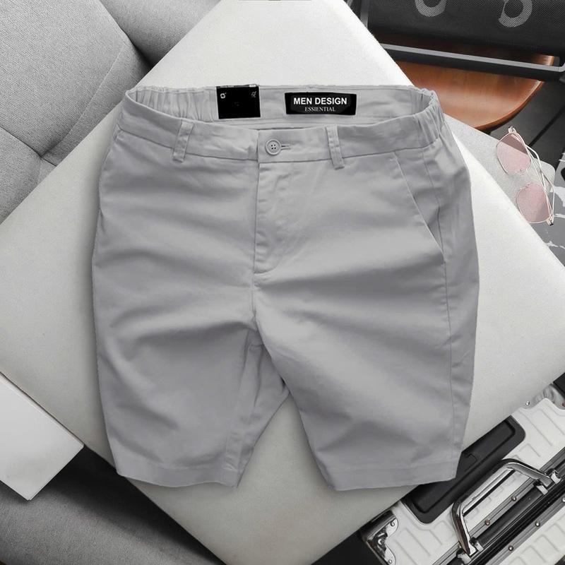 1 Quần Short Kaki Nam Có Co Giãn 6 Màu [MEN DESIGNER] - Phong Cách Trẻ Trung Menswear Nhung