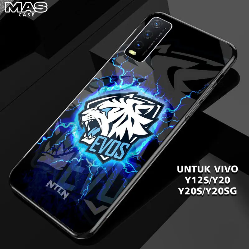 Case VIVO Y20/12S/Y20S/Y20SG Terbaru MAS Case [ EVOS-02 ] Casing VIVO Y12S/Y20/Y20S/Y20SG - Silikon Hp VIVO Y20 - Kesing Hp - Softcase Glass Kaca - Case Terlaris - Pelindung Hp - Case Terbaru VIVO Y20 - Cover Hp 3