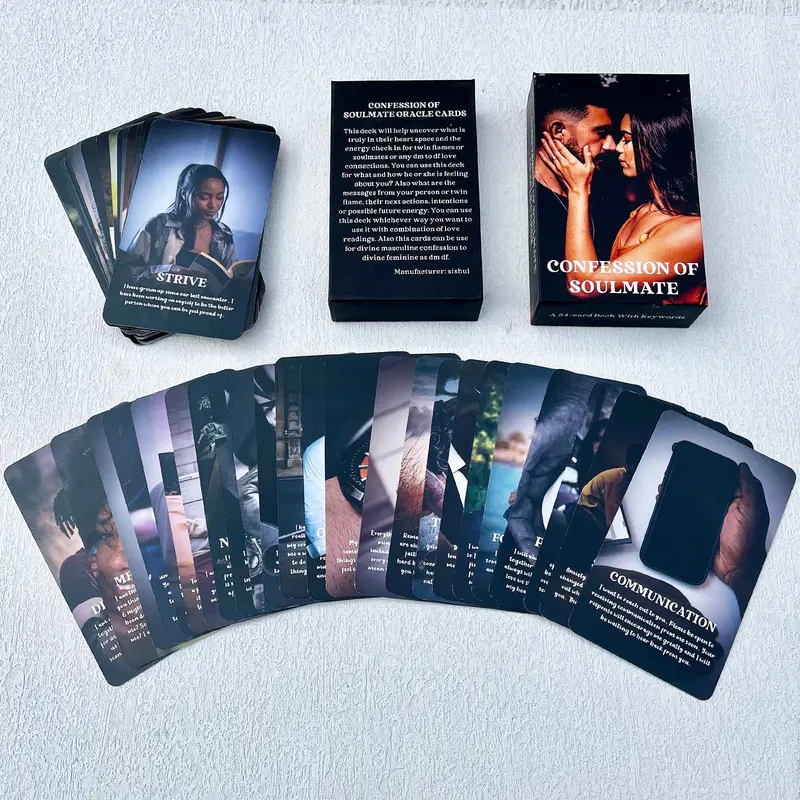 Love Oracle Cards, 1 Box Tarot Card Game, Reading To Get Clarity and Secret Or Hidden Messages, Suitable for Beginners 6