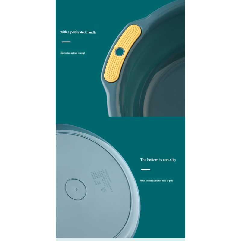 Product Introduction of Plastic thickened baby household large laundry basin student dormitory washbasin foot basin 12