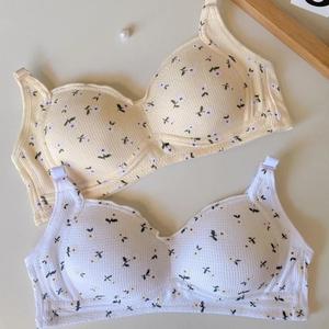 Áo Ngực Không Dây In Hoa, SP & CITY, Không Đường May, Liền Mạch, Dành Cho Phụ Nữ Và Trẻ Em Gái, Gợi Cảm Và Tập Hợp, Thoáng Khí, Lưng Đẹp, Thoải Mái, Thiết Kế Dễ Thương