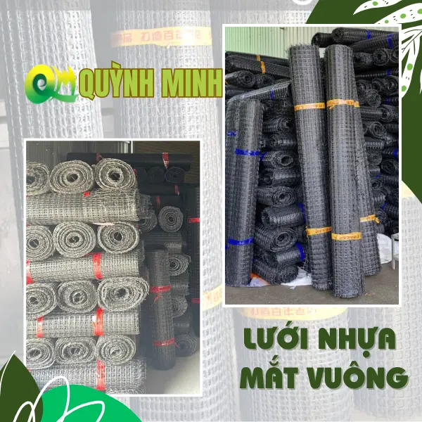 [ 130g lỗ 3cm] 2mx50m - Lưới nhựa nguyên sinh HDPE chiều dài 50m + tặng kèm 100 cái dây rút 1