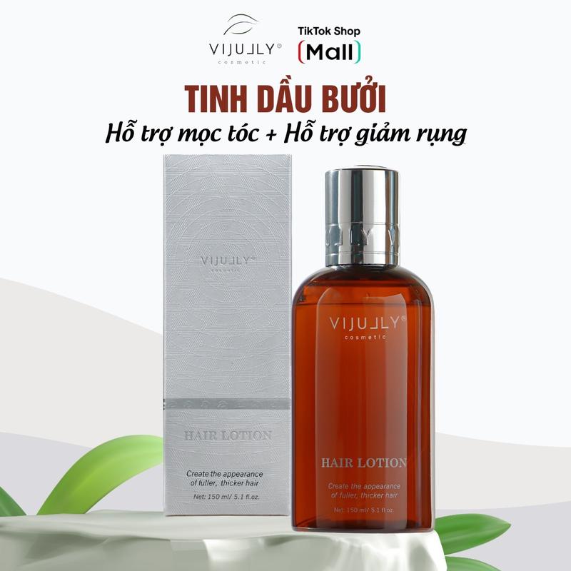 SPECIAL COMBO Tinh dầu bưởi VIJULLY cosmetic Xịt dưỡng tóc Hair Lotion VIJULLY cosmetic - Hỗ trợ mọc tóc Giúp giảm rụng - phiên bản cải tiến Dưỡng Tóc 150ml Nữ