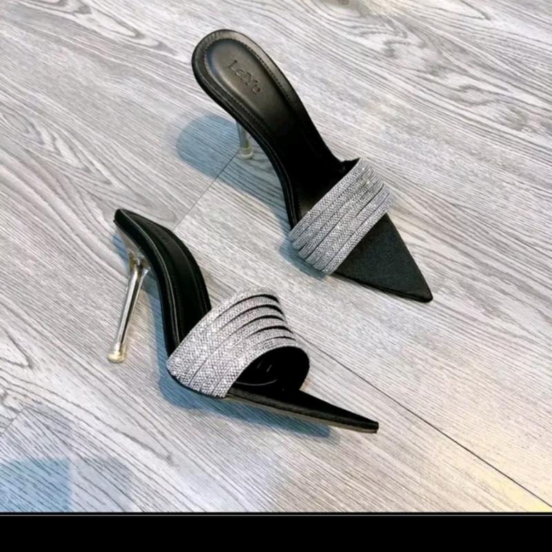 Dép guốc nữ quai soàn ngang gót 9p bigsize 35 -43 DéP GiàY 3