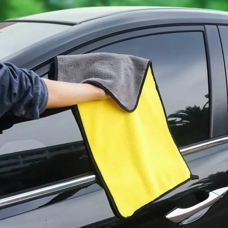 Khăn Lau Sợi Microfiber Siêu Thấm Hút - Hàng Nhập Khẩu Cao Cấp - Phụ Kiện Lau Xe 3