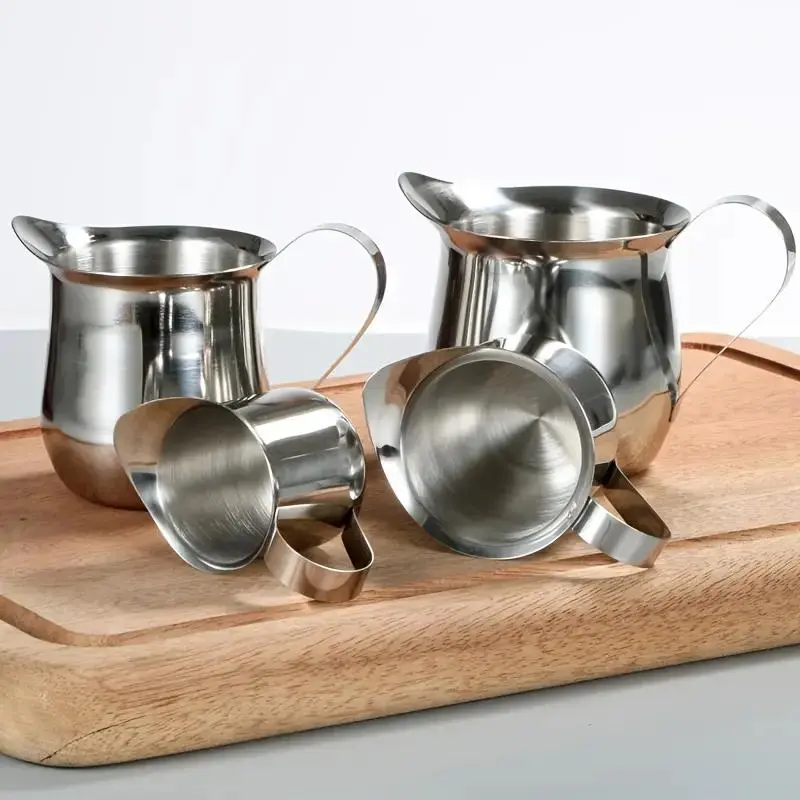 Stainless Steel Milk Cup, 1 Piece Simple Design Coffee Cup, Drinking Supplies For Home Office Use 0